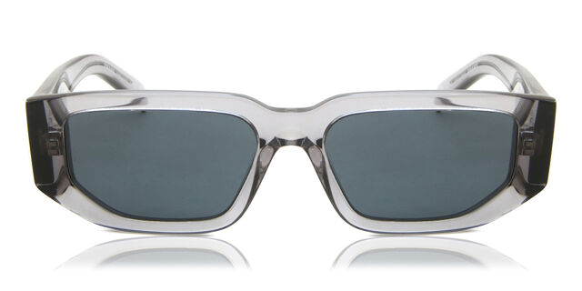 Prada PR 09ZS 18S09T Rectangle Transparent Asphalt Grey  display picture 1