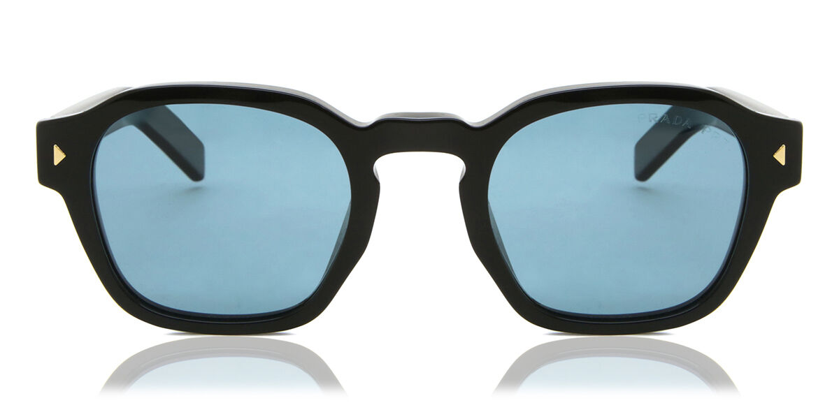 Prada PR A16S Polarized 16K04D Square Black Sunglasses
