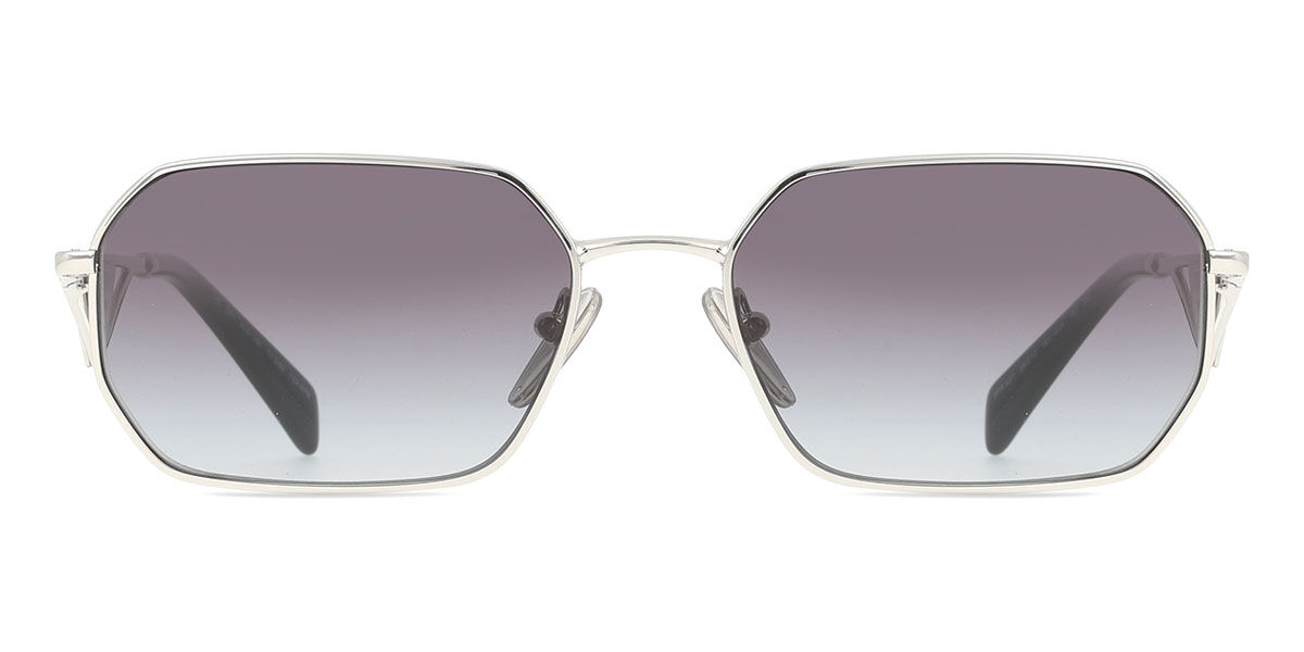 PRADA サングラス 箱付き Prada PR A51S 1BC90A Geometric Silver