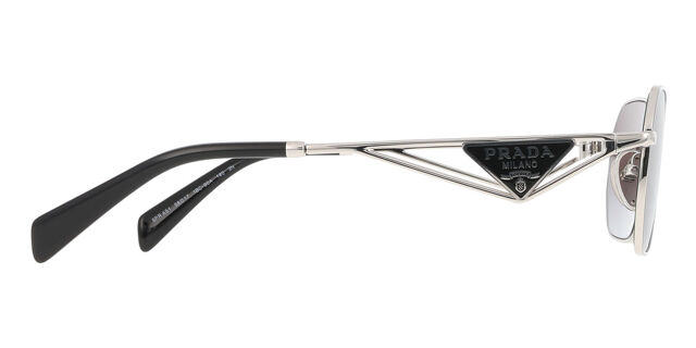 Prada PR A51S 1BC90A Geometric Silver Sunglasses  display picture 1