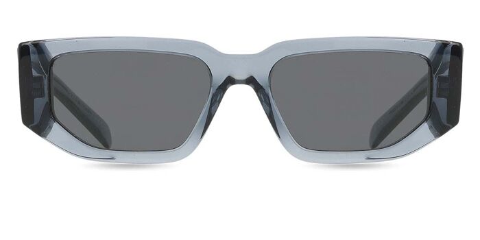 Prada PR 09ZS 18S09T Rectangle Transparent Asphalt Grey  display picture 3