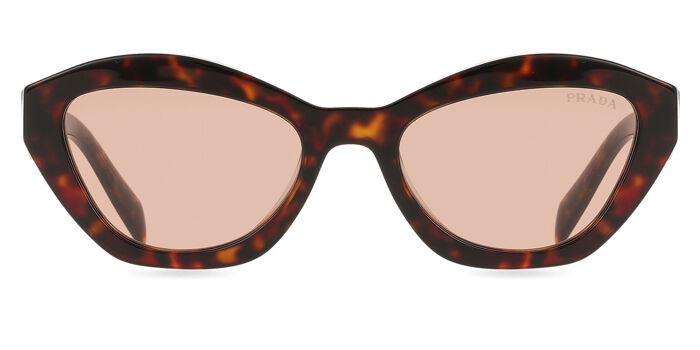 Prada PR A02S 17O60B Cat Eye Transparent Brown Sunglasses  display picture 1