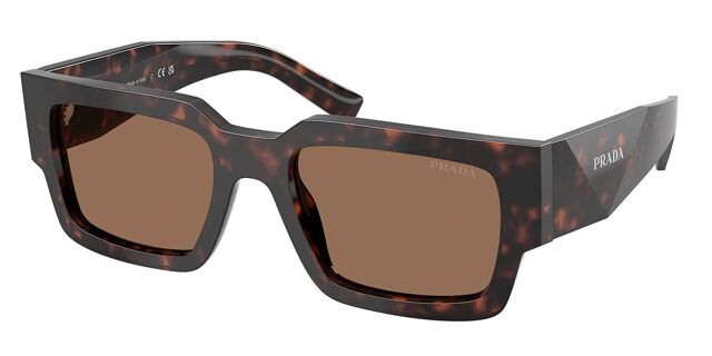 Prada PR B17S 17N06B Square Root Tortoise Sunglasses  display picture 3