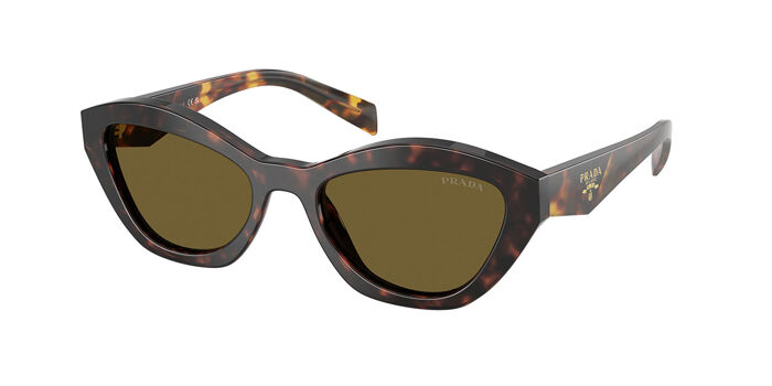 NEW PRADA PRA02SF 17O60B SUNGLASSES PR A02SF 17O60B BROWN WOMEN CAT EYE SPR A02F Prada PR A02S 17O60B Women main image 2