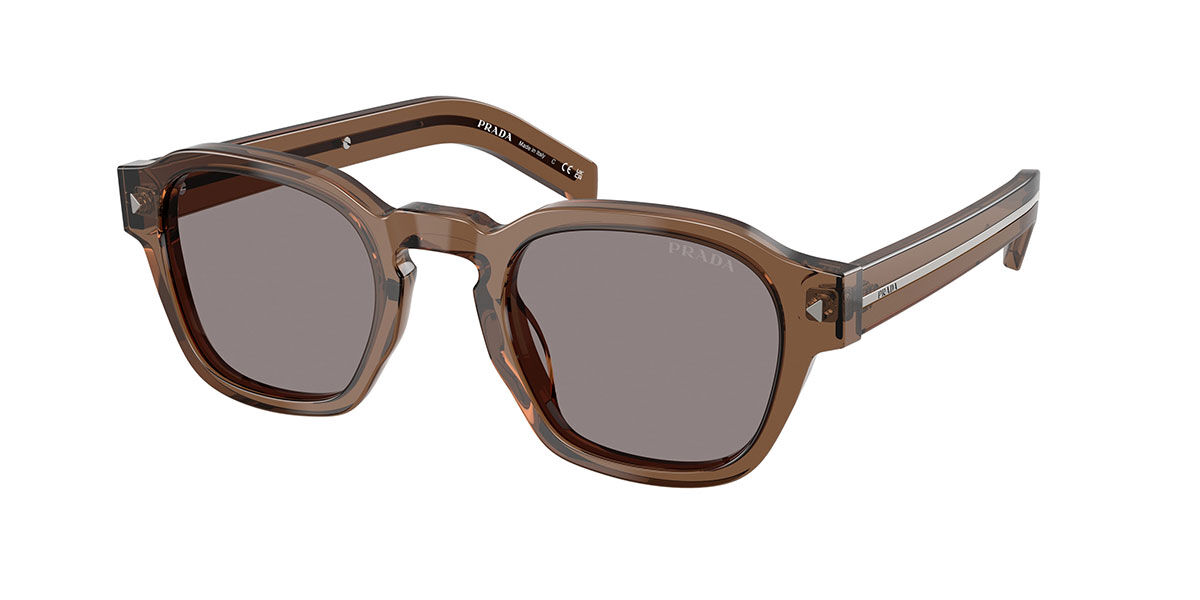 Prada PR 10ZSF Asian Fit 17T08Z Square Transparent Ocean Blue