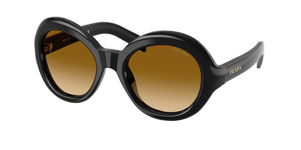 Prada PR 17YS Polarized 2AZ04D Oval Clear Sunglasses