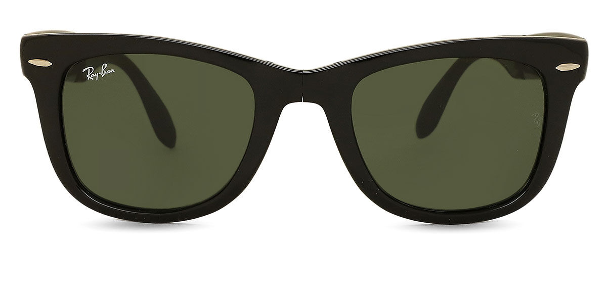 RayBan RB4105 601 Folding Wayfarer サングラス Ray-Ban RB4105 Wayfarer Folding 601 Square Black Sunglasses