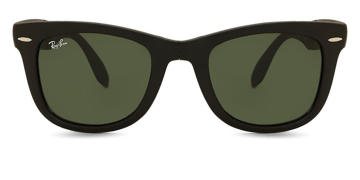 Ray-Ban RB4105 Wayfarer Folding 601S Square Matte Black Eyeglasses