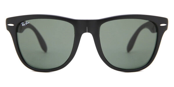 Ray-Ban RB4105 Wayfarer Folding 601S Square Matte Black Sunglasses