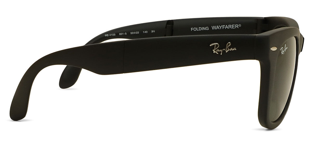 Ray-Ban RB4105 Wayfarer Folding 601S Square Matte Black Eyeglasses