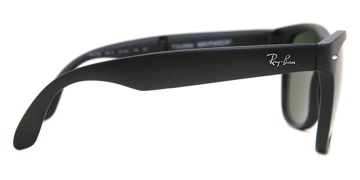Ray-Ban RB4105 Wayfarer Folding 601S Square Matte Black Sunglasses Ray-Ban RB4105 Wayfarer Folding 601S Square Matte Black Sunglasses