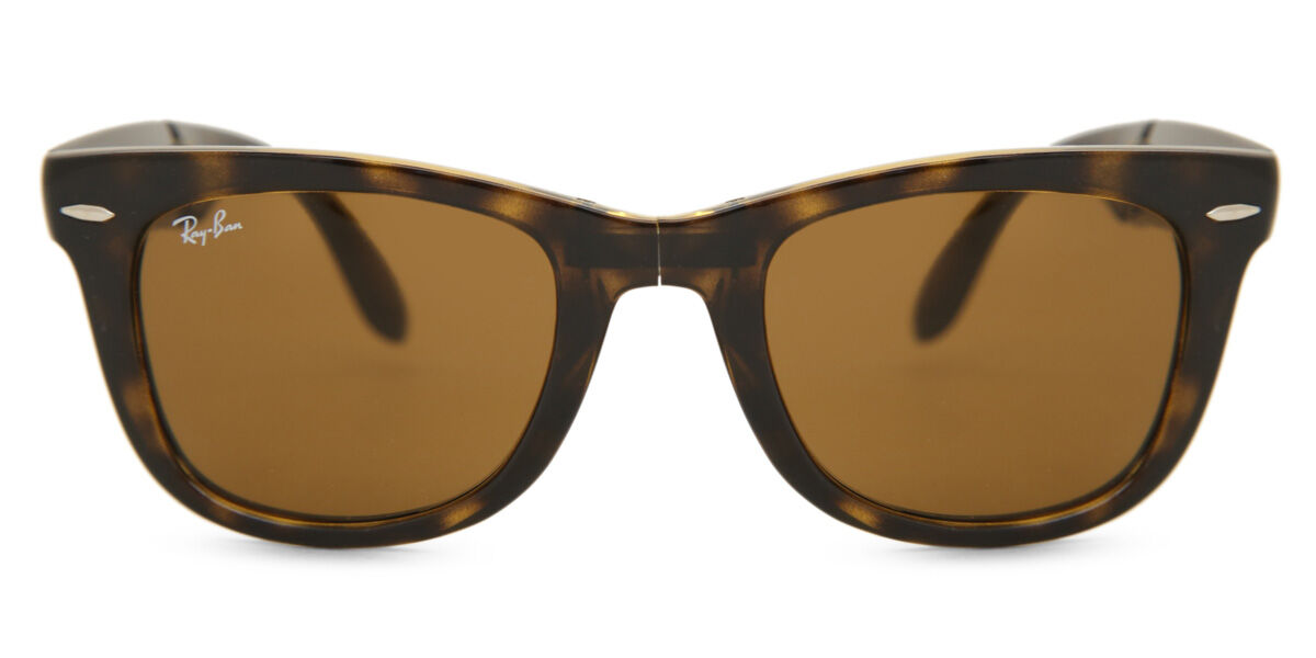 Ray-Ban RB4105 Wayfarer Folding 710 Square Light Havana Sunglasses