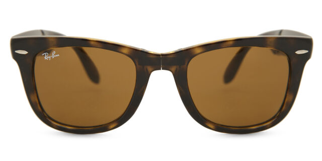 Ray-Ban RB4105 Wayfarer Folding 710 Square Light Havana  display picture 1