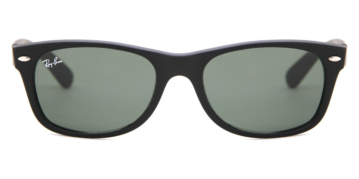 美品 RayBan RB2132-F NEW WAYFARER マーブル Ray-Ban RB2132 New Wayfarer Flash M (55 - 18) with Blue lenses and