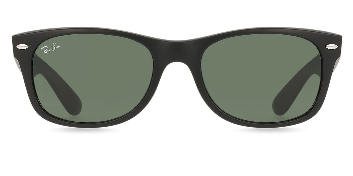 Ray-Ban RB2132 New Wayfarer 622 Square Matte Black Sunglasses