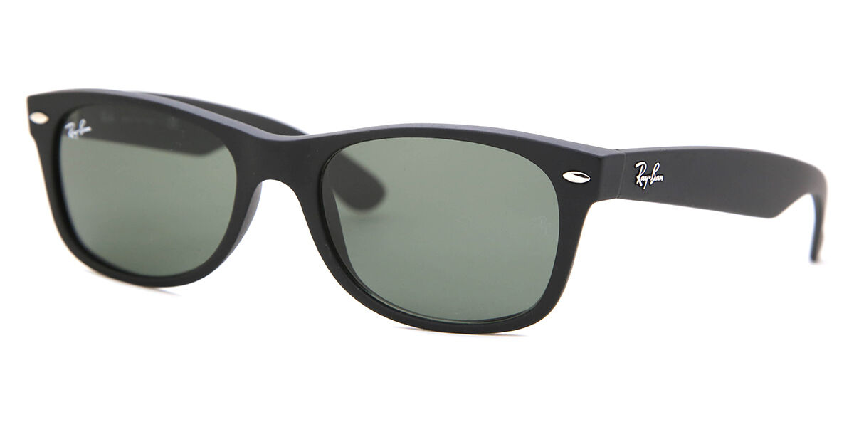 Ray-Ban RB2132 New Wayfarer 622 Square Matte Black Sunglasses