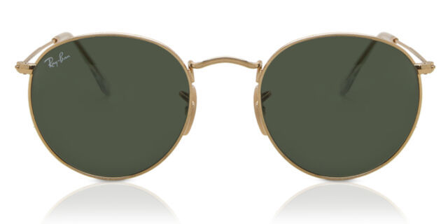 Ray-Ban RB3447 Round Metal Classic Sunglasses Sunglasses RB3447 ROUND METAL - Classic GREEN Lens -Ray Ban  main image 4