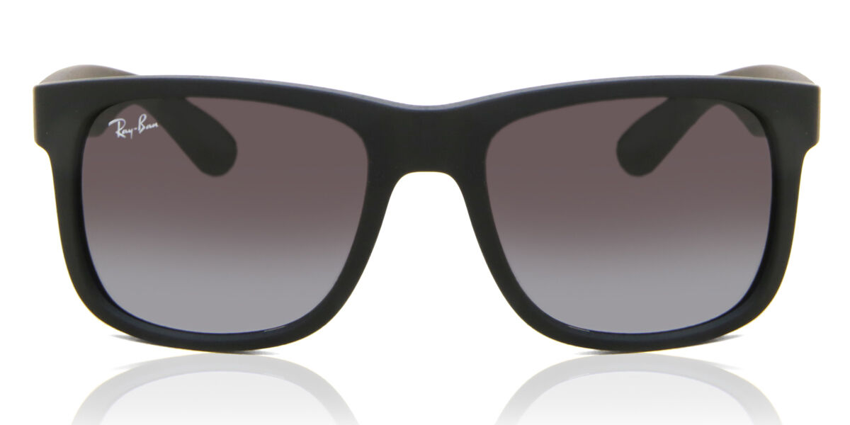 Ray-Ban RB4165 Justin 601/8G Square Matte Black Sunglasses