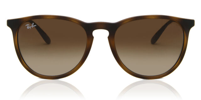 Ray-Ban RB4171 Erika 865/13 Oval Rubber Havana Sunglasses  display picture 3