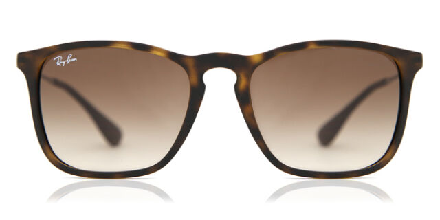 Ray-Ban RB4187 Chris 856/13 Square Rubber Havana Sunglasses  display picture 1