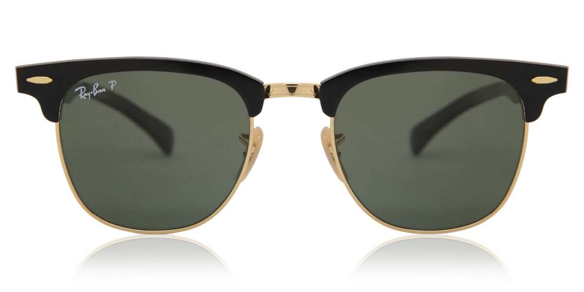 Ray-Ban RB3507 Clubmaster Aluminium Polarized 136/N5 Browline