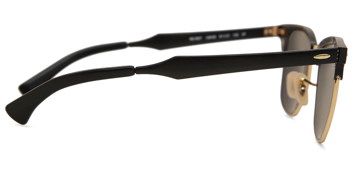 【Ray-Ban】CLUBMASTER（RB3507 136/N5 51-21） Ray-Ban RB3507 Clubmaster Aluminium Polarized 136/N5 Browline