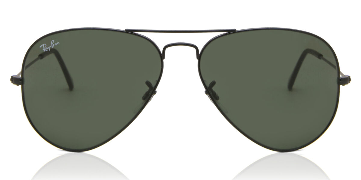 RayBan RB3025 AVIATOR LARGE L 58◻︎14 Ray-Ban RB3025 Aviator Total Black XL (58 - 14) with Black lenses