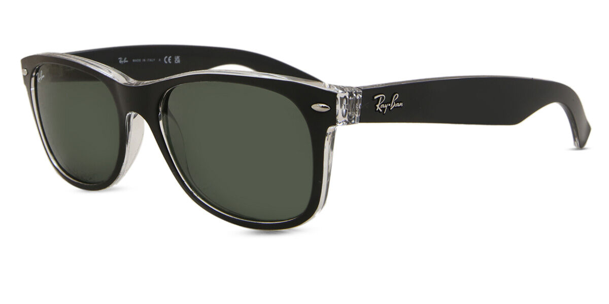 Ray-Ban RB2132 New Wayfarer Color Mix 6052 Square Top Black On