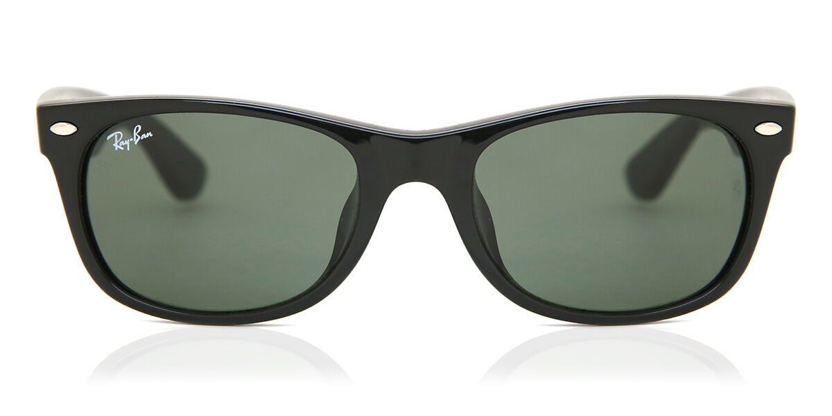 Ray-Ban WAYFARER ケース付　 RB 2132-F Ray-Ban RB2132F New Wayfarer Asian Fit 901 Square Black Sunglasses