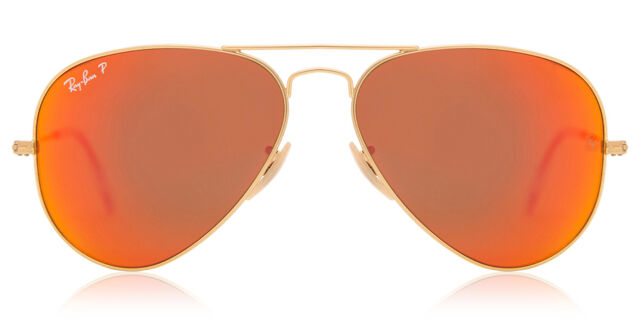 Ray Ban Aviator Flash Lenses Orange Sunglasses Ray-Ban - RB3025 112/69 - Original Aviator Flash Lenses  main image 3