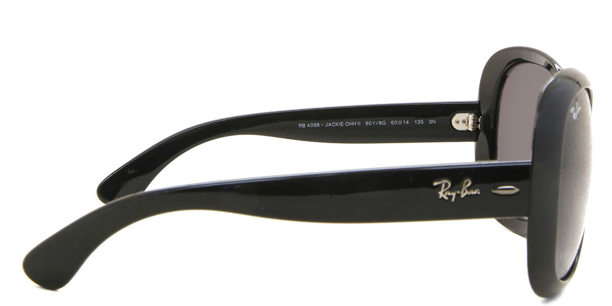 Ray-Ban RB4098 Jackie Ohh II 601/8G Oversized Black Sunglasses