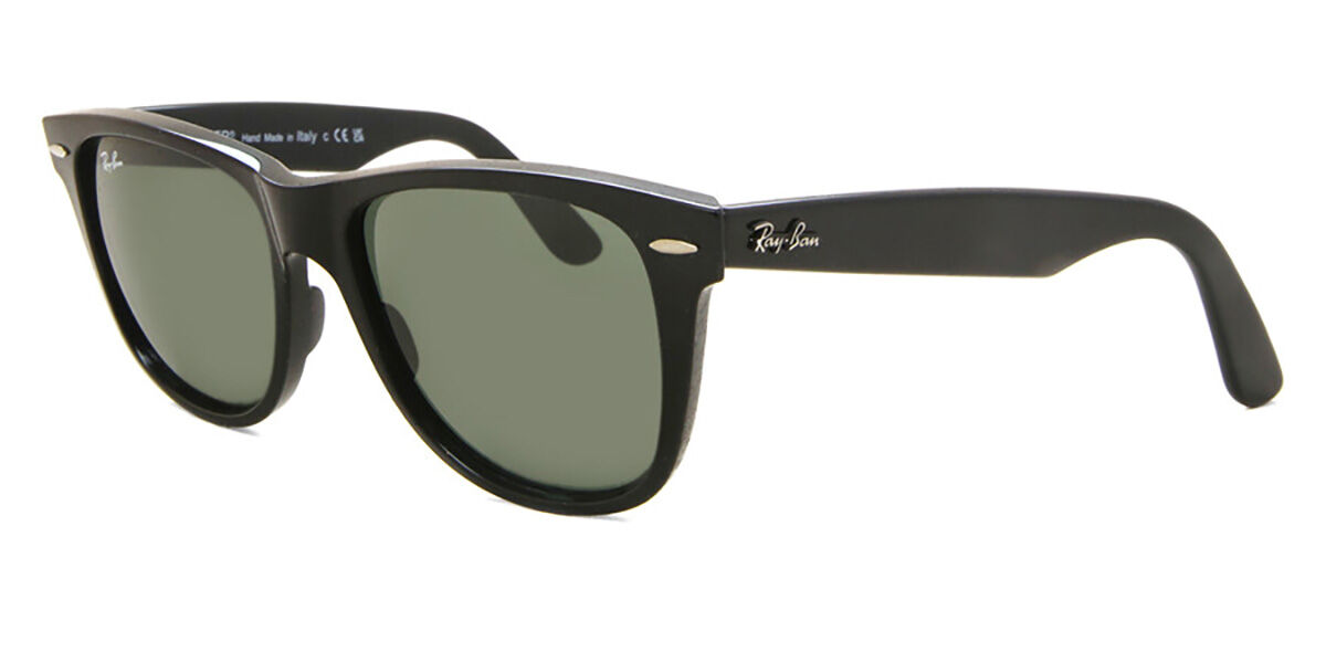 小物 Ray-Ban RB2140F 901 54 wayfarer Ray-Ban RB2140 Original Wayfarer Black Frame Green Lens 54mm