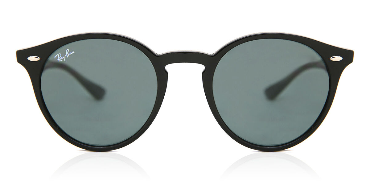 Ray-Ban RB2180 Highstreet 601/71 Oval Black Sunglasses