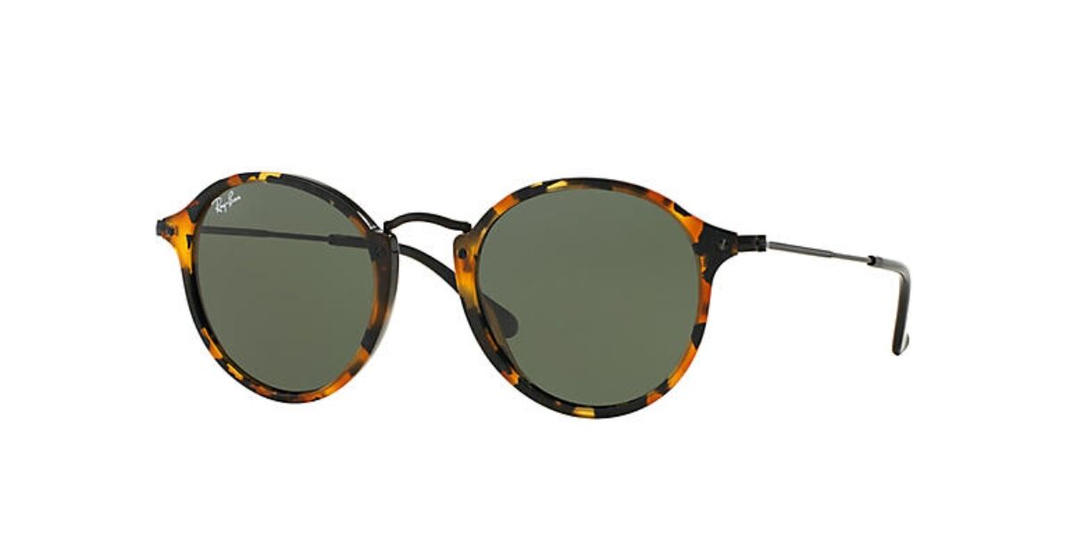 Ray-Ban RB2447 Round Fleck 901 Round Black Sunglasses