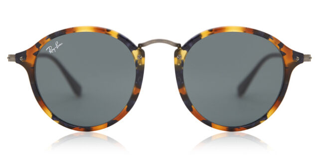 Ray-Ban RB2447 Round Fleck 1158R5 Round Spotted Blue Havana  display picture 1