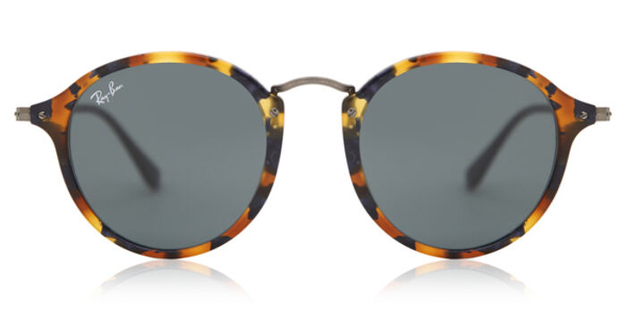 Beautiful Ray-Ban Round Lens Sunglasses RB2447 Fleck Tortoise W/ Brown Lens 49mm Ray-Ban RB2447 Fleck Round Sunglasses Tortoise Shell Frame  main image 4