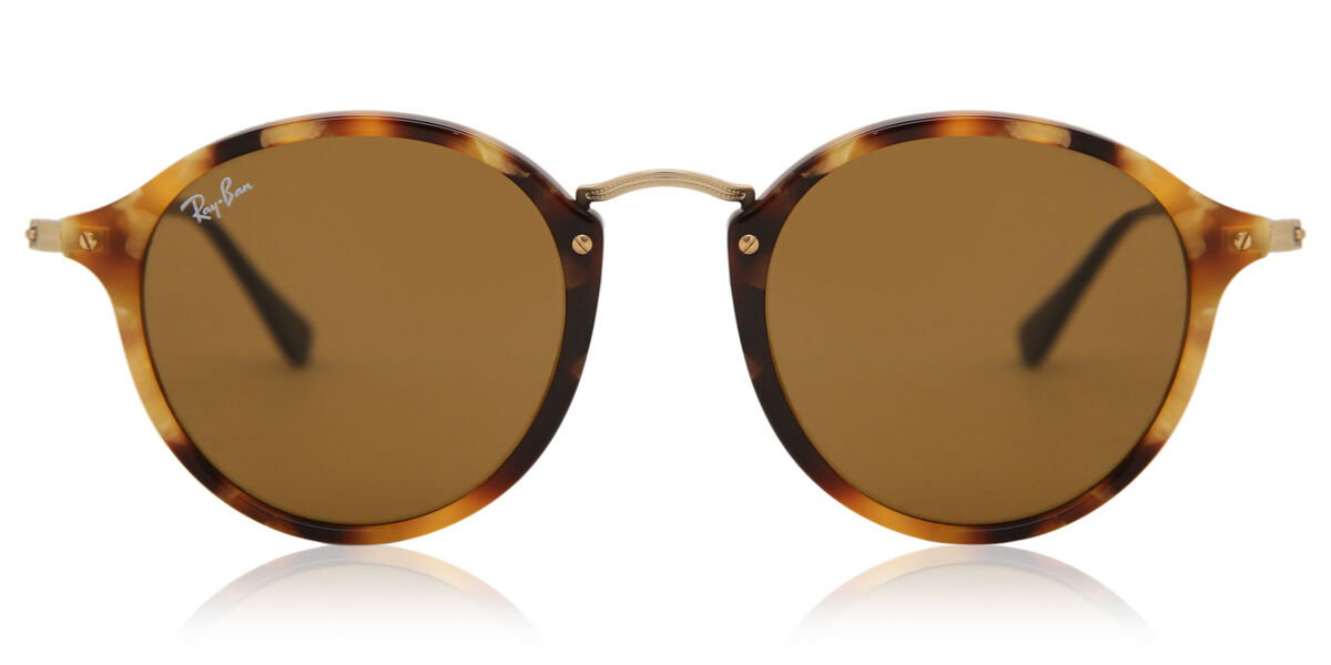 【極美品】Ray-Banレイバン RB2447 Round Fleck Ray-Ban RB2447 Round Fleck 1160 Round Spotted Brown Havana