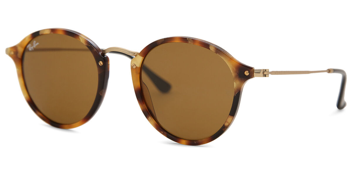 【極美品】Ray-Banレイバン RB2447 Round Fleck Ray-Ban RB2447 Round Fleck 1160 Round Spotted Brown Havana