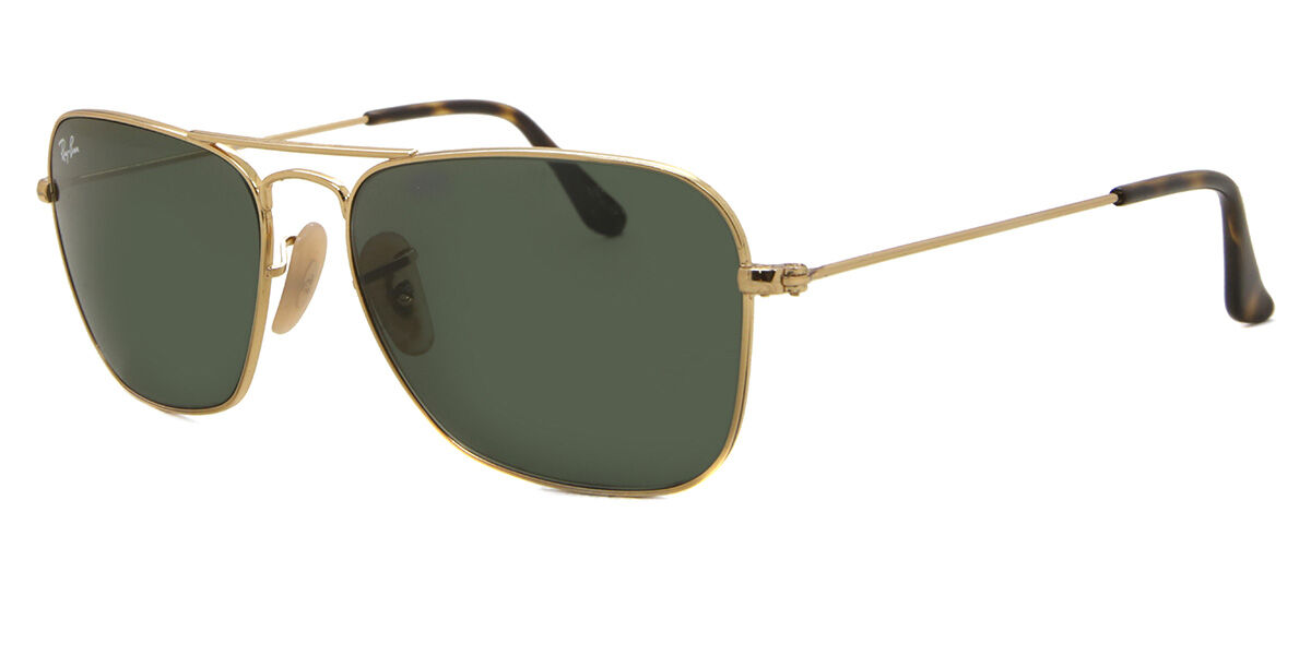 Ray-Ban RB3136 Caravan 181 Aviator Gold Sunglasses