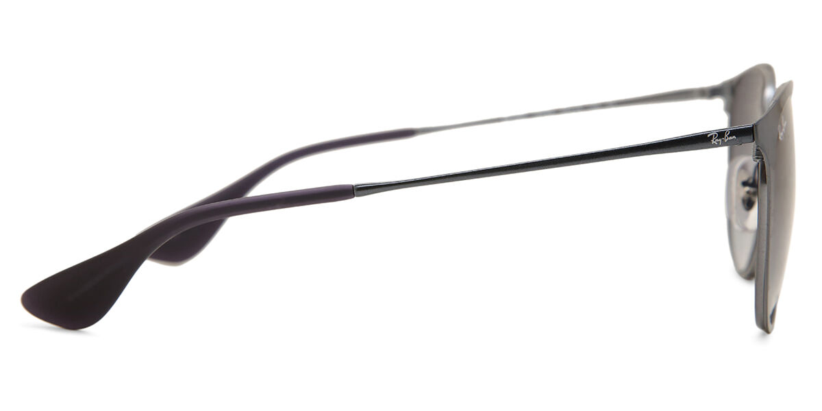 小物 Ray-Ban ERIKA L RB3539 192/8G Ray-Ban RB3539 Erika Metal 192/8G Oval Metallic Grey Sunglasses