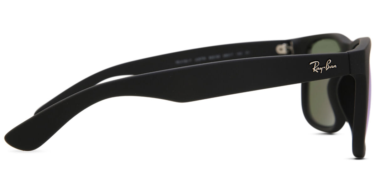 Ray-Ban RB4165F Justin Asian Fit 622/55 Square Black Rubber
