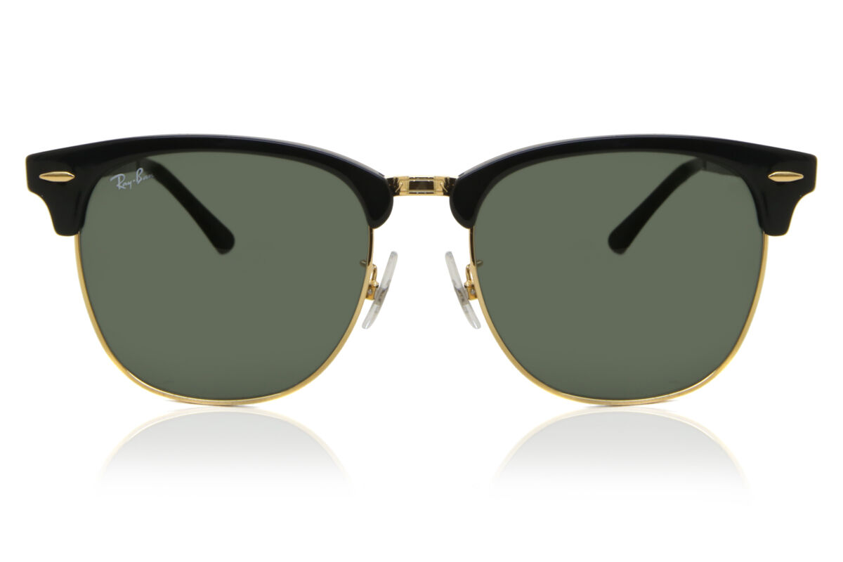 小物 Ray-Ban RB3016 Clubmaster W0365 Ray-Ban RB3016F Clubmaster Asian Fit W0365 Browline Black