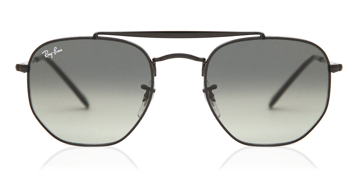 Ray-Ban RB3648 The Marshal 002/71 Aviator Black Sunglasses