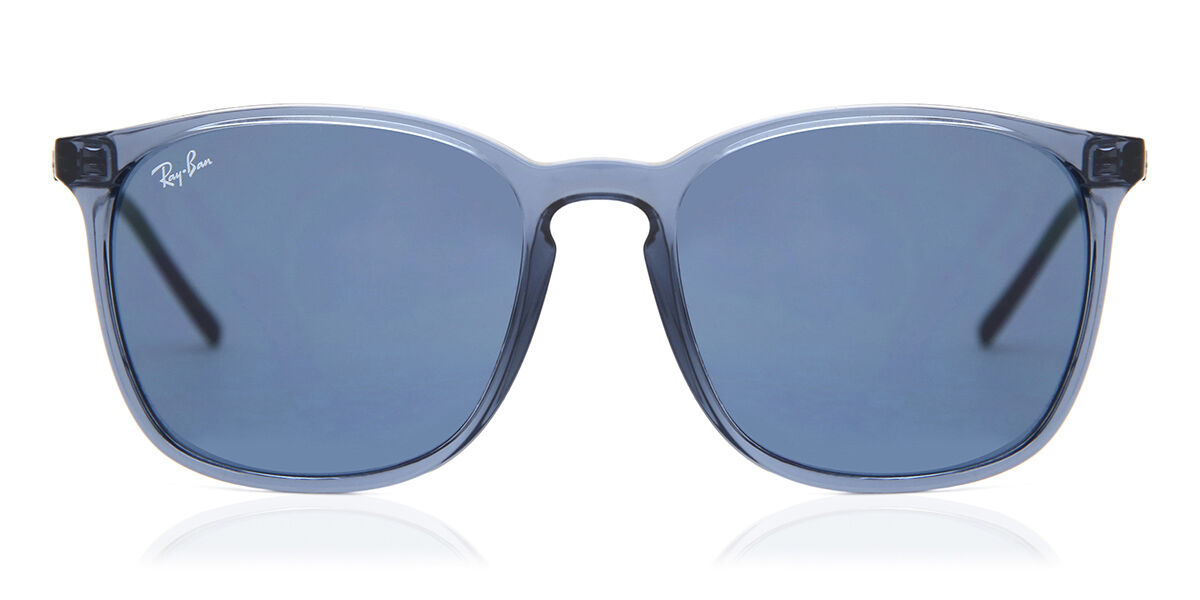 Ray-Ban RB4339D ライトブルー ローブリッジフィット Ray-Ban RB4387 639980 Square Transparent Blue Sunglasses