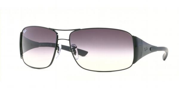 RayBan レイバンサングラス RB3320 Ray-Ban RB3320 Highstreet 002/8G Square Black Sunglasses