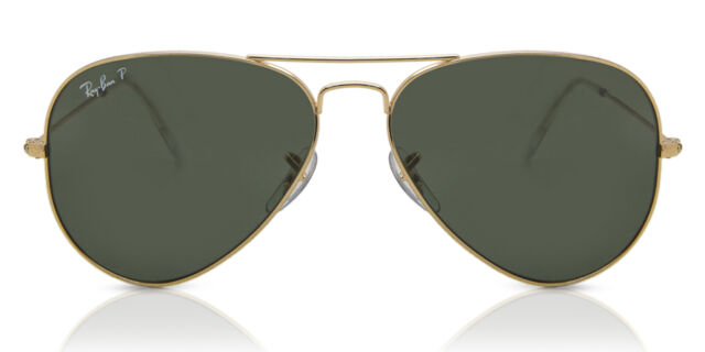 Ray-Ban RB3025 Aviator Polarized 001/58 Aviator Gold  display picture 1