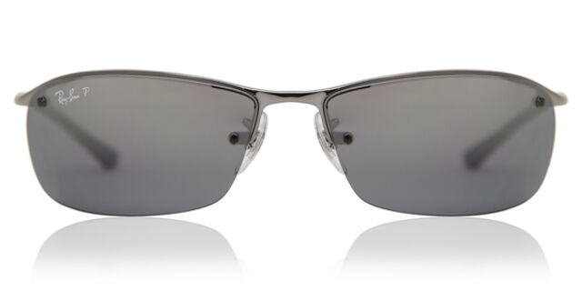 Ray-Ban Grey Wraparound Sunglasses VINTAGE B&L RAY BAN W2391 G15 MIRROR ELLIPSE MATTE GRAY ORBS  main image 4