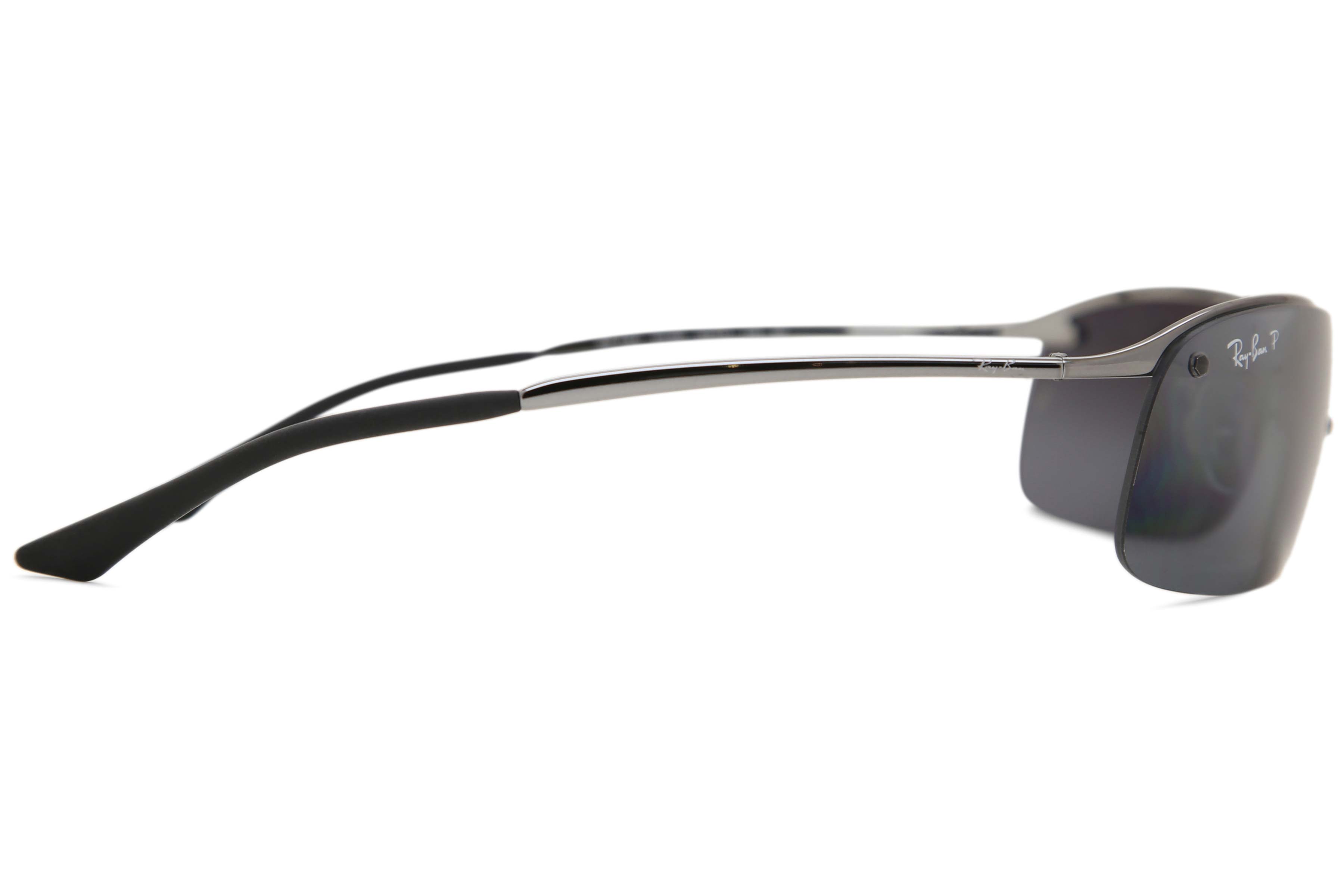 Ray-Ban RB3183 Top Bar 004/82 Wraparound Gunmetal Sunglasses