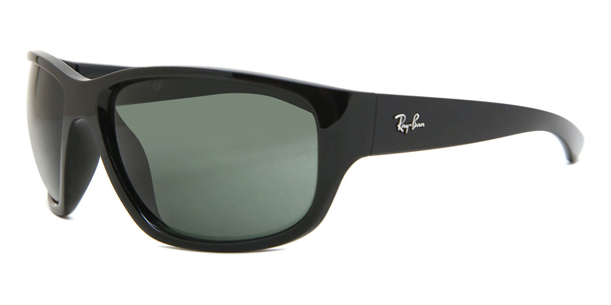 Ray-Ban RB4300 601/31 Wraparound Black Sunglasses | SmartBuyGlasses US