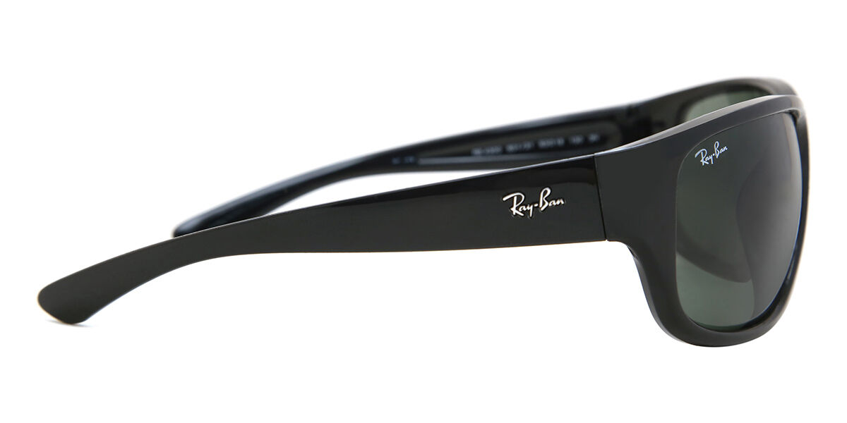Ray-Ban RB4300 601/31 Wraparound Black Sunglasses | SmartBuyGlasses US